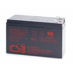 CSB HR1224WF2 12 Volt 6.5 AH Sealed Lead Acid Battery
