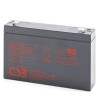 CSB HRL634WF2 6 Volt 9 AH Sealed Lead Acid Battery