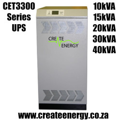 Create Energy CET3315 Online Double Conversion UPS 15kVA 3 Phase 400VA