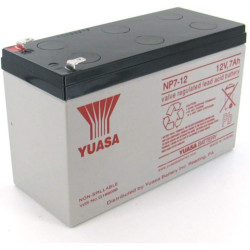 YUASA Genesis NP7-12 12V/7Ah SLA Battery with F2 Terminal