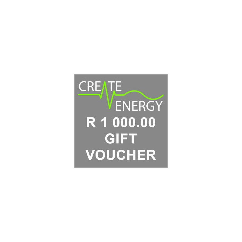 Create Energy Gift Voucher R 1000.00
