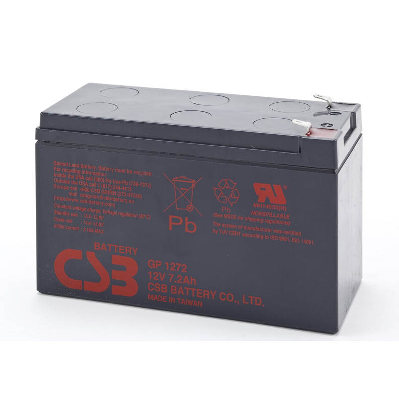 CSB GP1272 F2 Terminal Valve Regulated Lead Acid VRLA AGM Battery