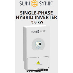 Sunsynk 3.6 kW Hybrid  Inverter + Dongle-SG01LP1