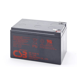 CSB GP12120 12V 12Ah Valve Regulated Lead Acid AGM Standby Battery