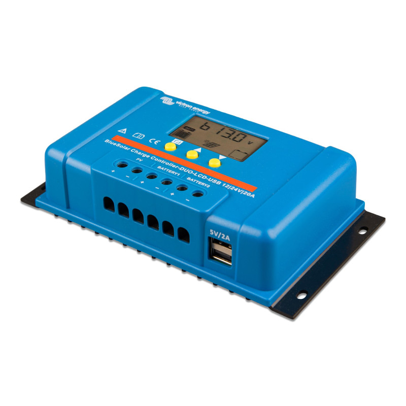 Victron BlueSolar PWM DUO-LCD&USB 12/24V-20A