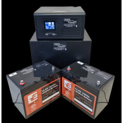 East 1600W Lithium Lithtech 2.56kWh Plug & Play Kit 24V Inverter Kit