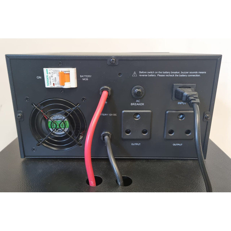 East 1.2kWh 1000W AGM VRLA Power Protector Plug and Play Kit 12V
