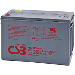 12V 500W Maintenance-Free Sealed Lead Acid Battery CSB XHRL12500W 12V 500W Maintenance-Free Sealed Lead Acid Battery CSB XHRL12500W