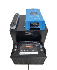 Victron Multiplus 800VA with DC31 12V 100Ah Deep Cycle Inverter Kit