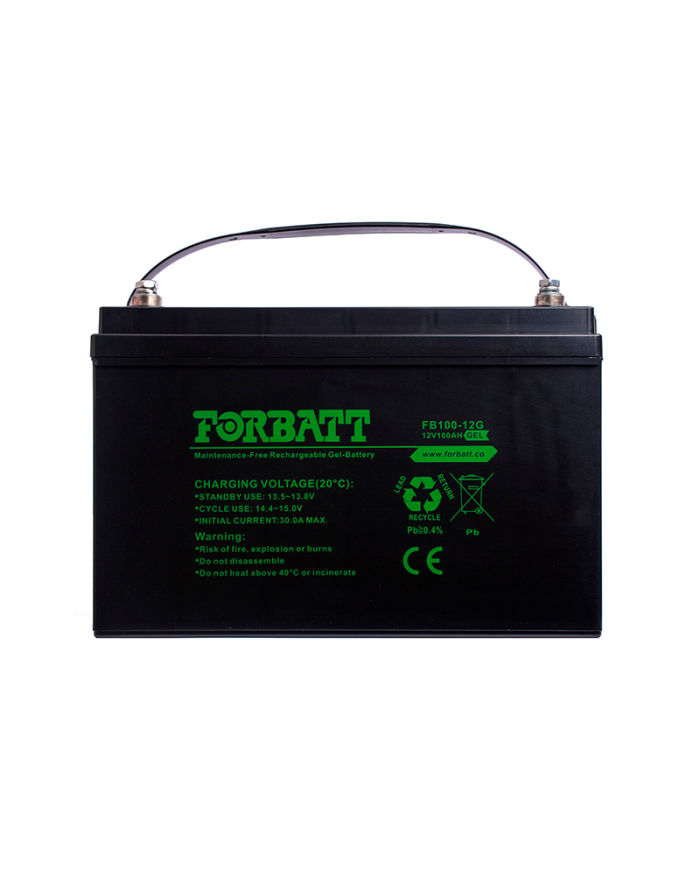 Forbatt 100Ah GEL 12V VRLA Deep Cycle Battery