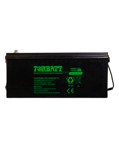 Forbatt 200Ah GEL 12V VRLA Deep Cycle Battery