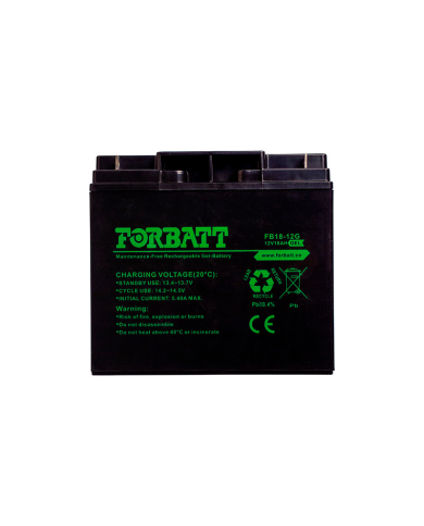 Forbatt 18Ah GEL 12V VRLA Storage Battery