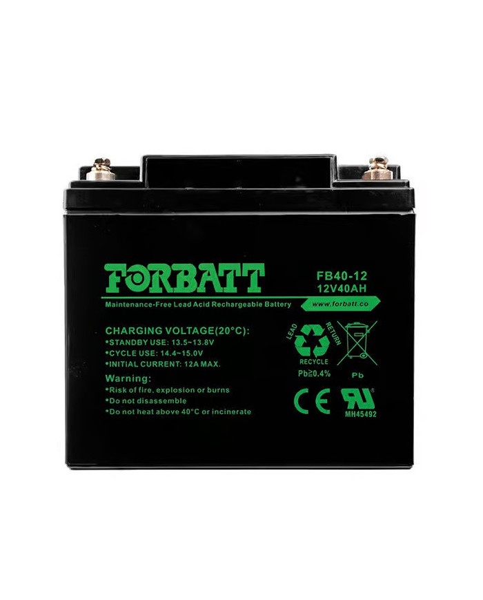 Forbatt 40Ah AGM 12V VRLA Storage Battery