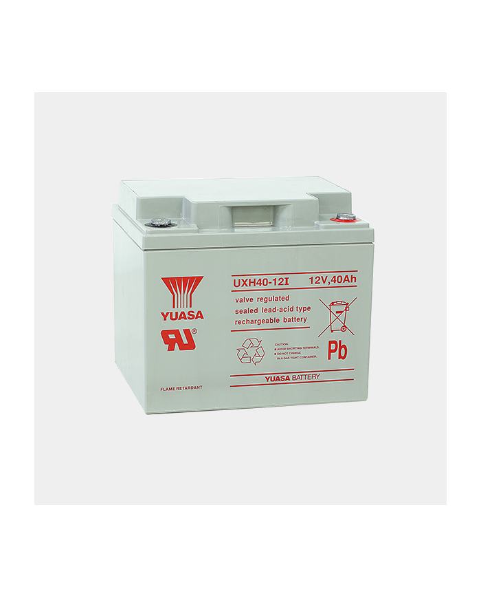 YUASA UXH40-12L 12V/40 Ah UPS VRLA AGM Battery