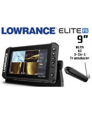 Lowrance Elite FS 9 FishFinder ChartPlotter AI 3-in-1 Transducer Bundle Lowrance Elite FS 9 FishFinder ChartPlotter AI 3-in-1 Transducer Bundle