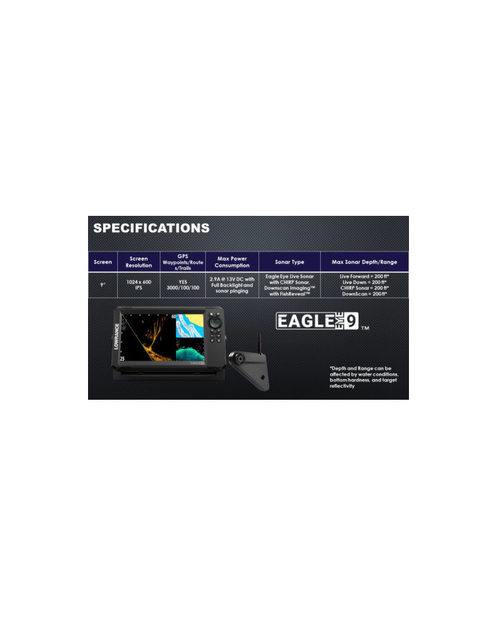 Lowrance Eagle Eye 9 000-16130-001 Lowrance Eagle Eye 9 000-16130-001