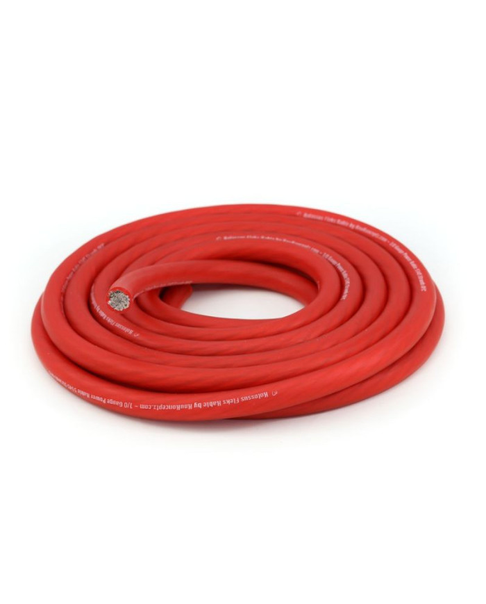 50mm DC Double Insulated Battery Cable Red Per Meter Permoweld