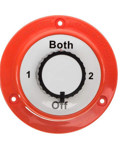 Attwood 14230-3 Single Pole 4-Way Selector Marine Battery Switch Attwood 14230-3 Single Pole 4-Way Selector Marine Battery Switch