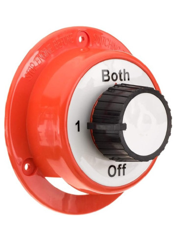Attwood 14230-3 Single Pole 4-Way Selector Marine Battery Switch Attwood 14230-3 Single Pole 4-Way Selector Marine Battery Switch