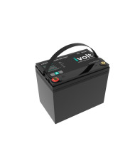 iVOLT LITHIUM BLUETOOTH SMART 12.8 V 105 Ah LIFePO4 DEEP CYCLE BATTERY GROUP 24 Case