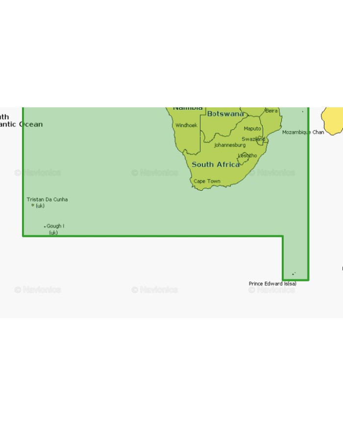 Navionics + AFRICA SOUTH (S. Angola, RSA, S. Mozambique) Small Chart) NAAF002R