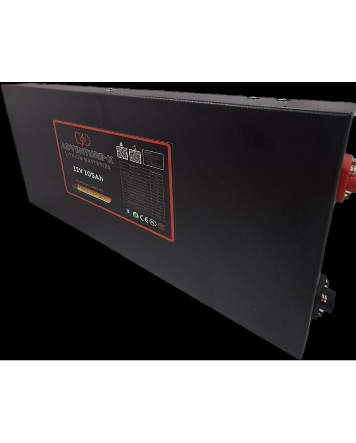 Adventure-X Super Slimline 12.8V 105Ah Lithium Battery 12.8V 105Ah Victron VE