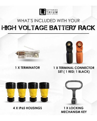 LBSA High Voltage Battery Rack (Excl. Modules and Controller)