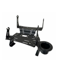 Lowrance ALU-RANCE Dual Stack Over / Under Fishfinder Bracket for Bass Boats