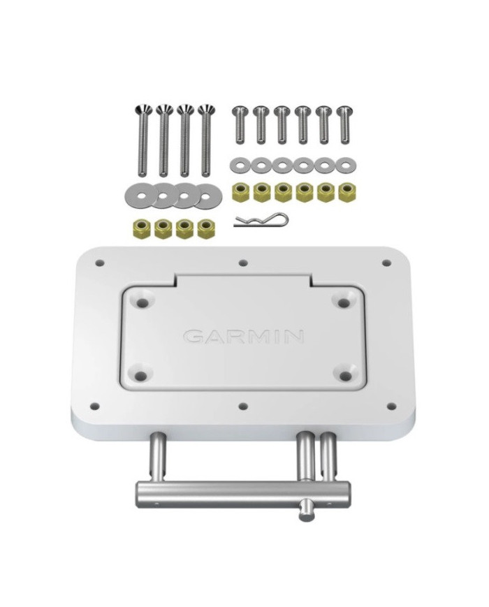 Quick Release Plate for Garmin Force Kraken Trolling Motor White