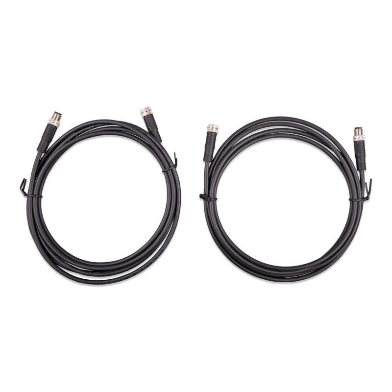 Victron M8 circular connector Male/Female 3 pole cable 3m (bag of 2) Victron M8 circular connector Male/Female 3 pole cable 3m (bag of 2)