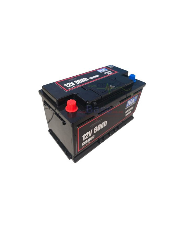 Adventure-x 12V 80Ah 1000 CCA Sodium-Ion (Na+) Engine Start & Deep Cycle Storage Battery With Bluetooth BMS