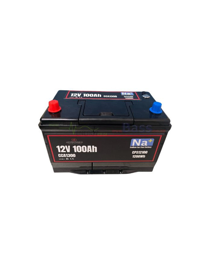 Adventure-X 12V 100Ah 1300 CCA Sodium-Ion Na+ Engine Start & Deep Cycle Battery With Bluetooth BMS Adventure-X 12V 100Ah 1300 CCA Sodium-Ion Na+ Engine Start & Deep Cycle Battery With Bluetooth BMS