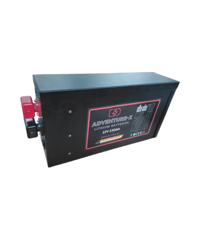 Adventure-X Mini Slimline 12.8V 230Ah Lithium Battery Victron VE CANBUS BMS