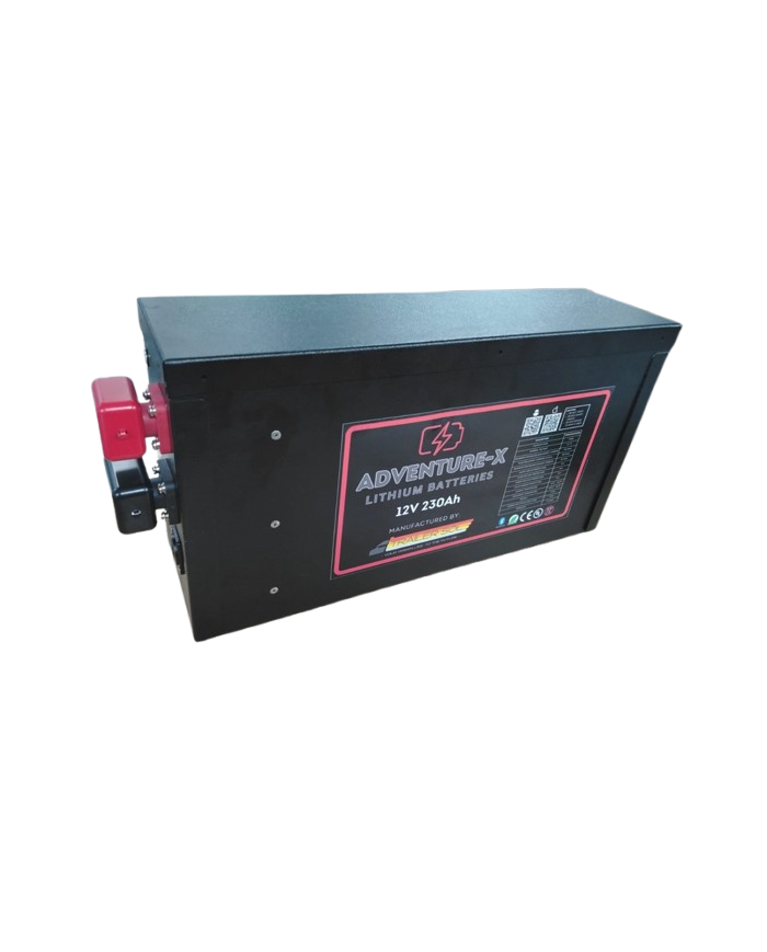 Adventure-X Mini Slimline 12.8V 230Ah Lithium Battery Victron VE CANBUS BMS
