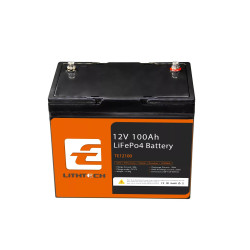 Lithtech TE12100B Bluetooth Smart LIFePO4 12 Volt 100 Amp Hour Battery Pack