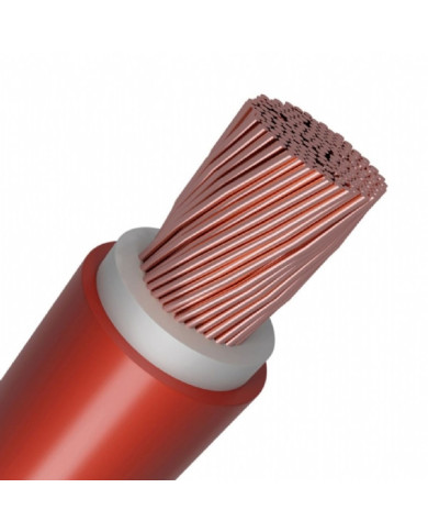 95mm DC Permoweld Double Insulated Battery Cable Red Per Meter