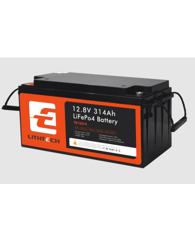 Lithtech 12 V 314 Ah Bluetooth Smart Lithium Battery Pack