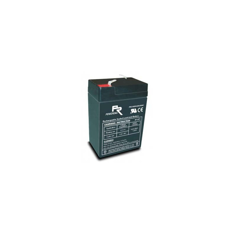 6 Volt 4AH Sealed Lead Acid AGM Battery (Poweroad)