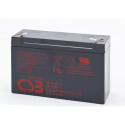 CSB GP6120 6 Volt 12 AH Sealed Lead Acid Battery