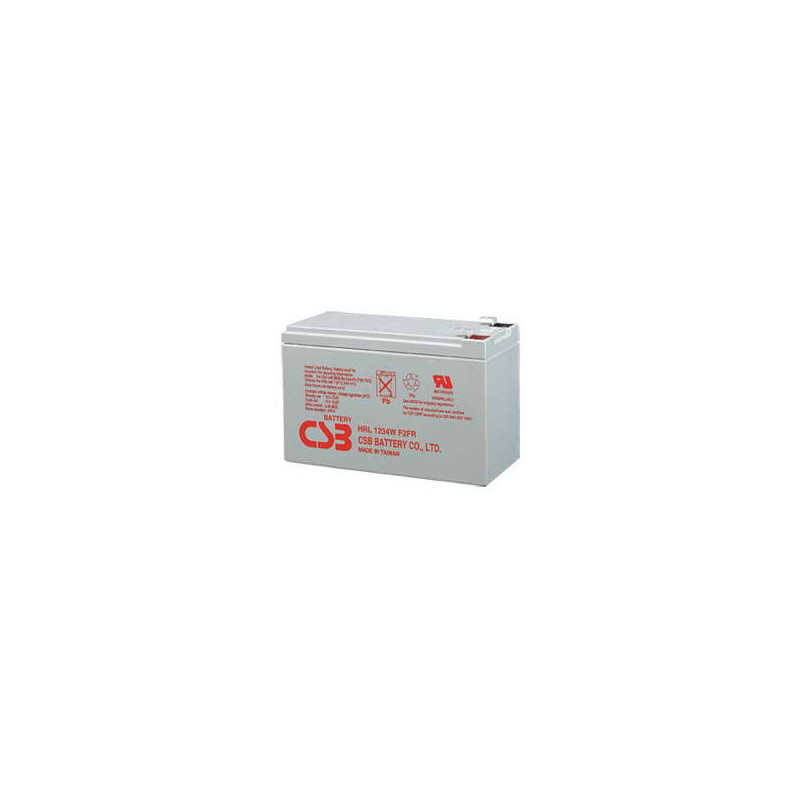 CSB HRL1234WF2 12 Volt 9 AH Sealed Lead Acid Battery CSB HRL1234WF2 12 Volt 9 AH Sealed Lead Acid Battery