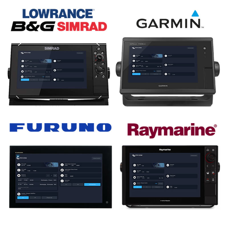 Marine MFD GX Integration for Lowrance, B&G, Simrad, Navico, Garmin, Furuno and Raymarine