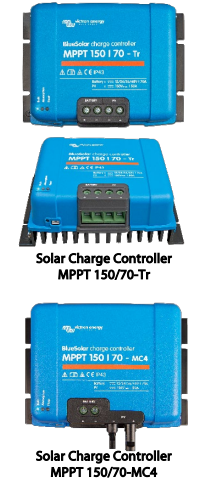 Victron Blue Solar MPPT 150/45, 60 & 70 Tr or MC4 Controllers